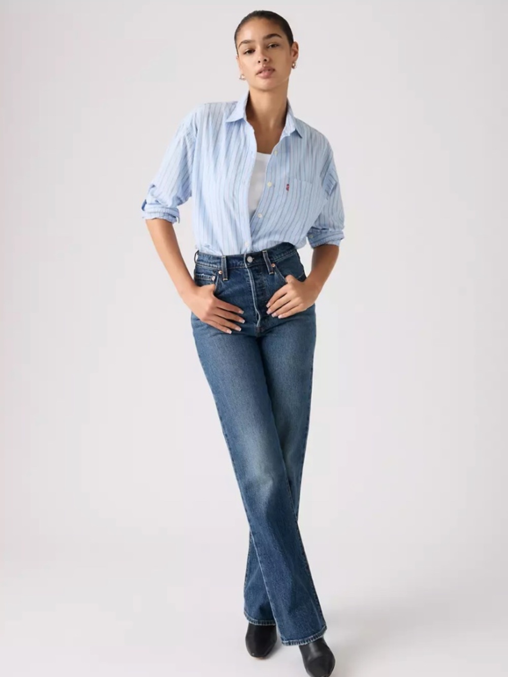 LEVI'S RIBCAGE STRAIGHT FULL LENGTH WOMEN'S JEANSn- Excellent Condition